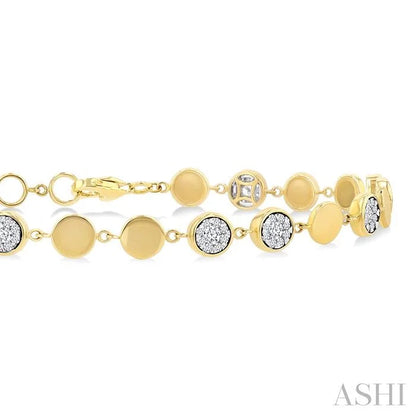 Round Shape Lovebright Diamond Chain Bracelet