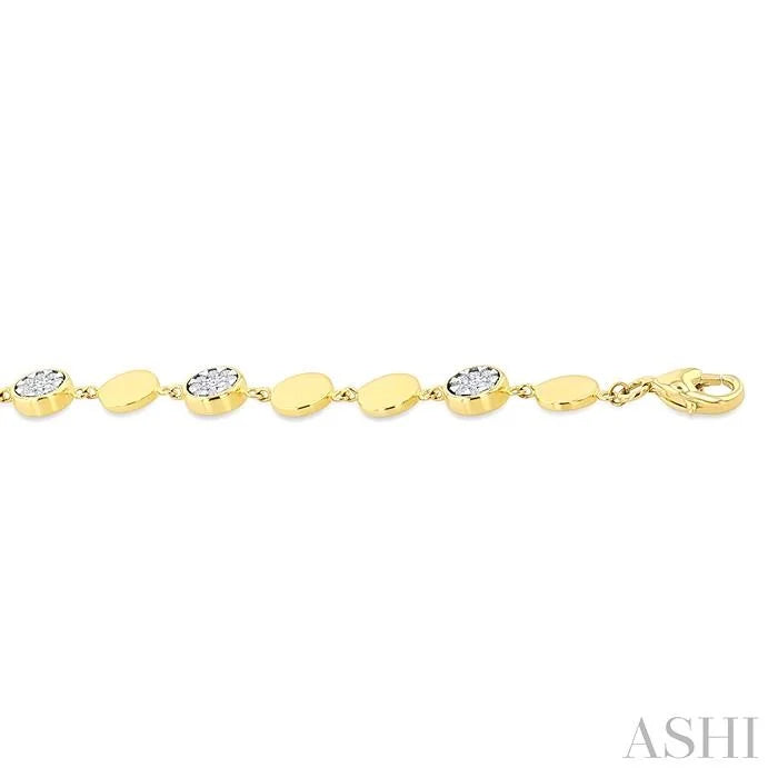 Round Shape Lovebright Diamond Chain Bracelet