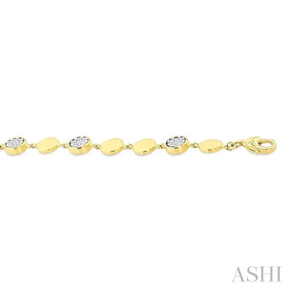 Round Shape Lovebright Diamond Chain Bracelet