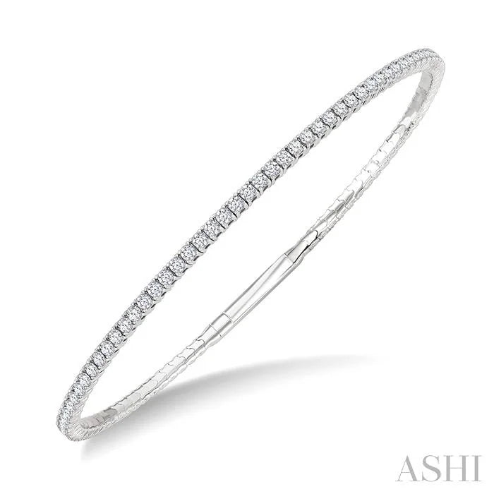 Diamond Fullway Straight Flex Bangle