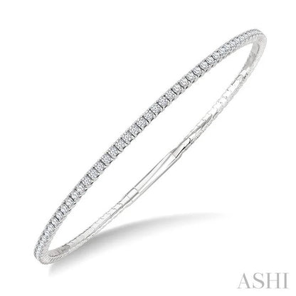 Diamond Fullway Straight Flex Bangle