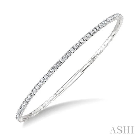 Diamond Fullway Straight Flex Bangle