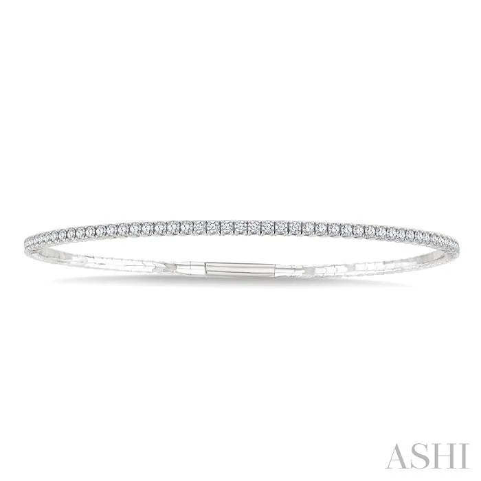 Diamond Fullway Straight Flex Bangle