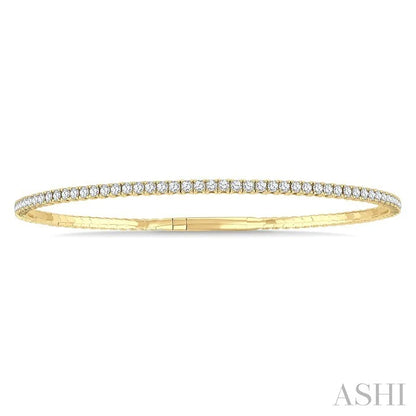 Diamond Fullway Straight Flex Bangle