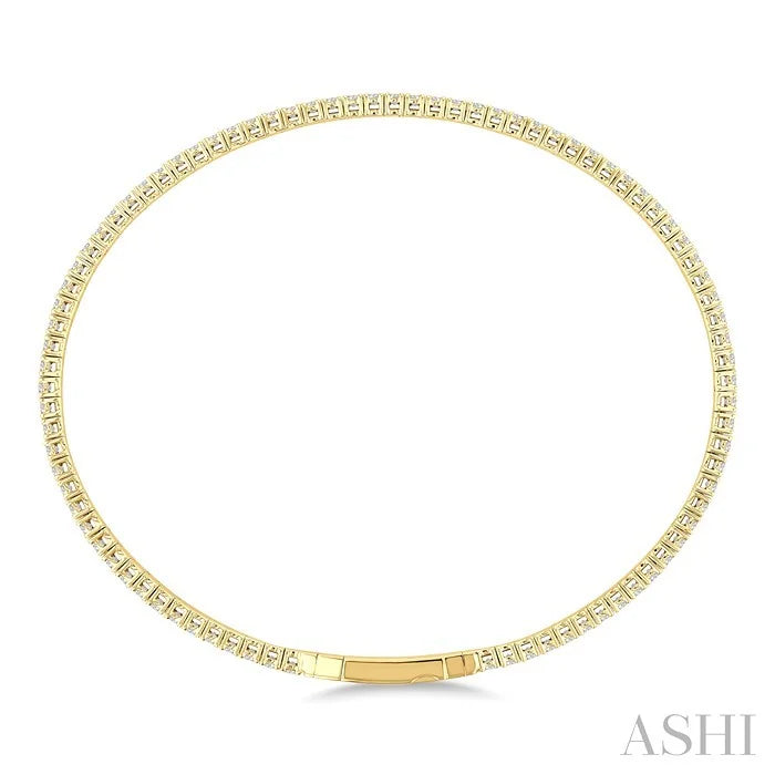 Diamond Fullway Straight Flex Bangle
