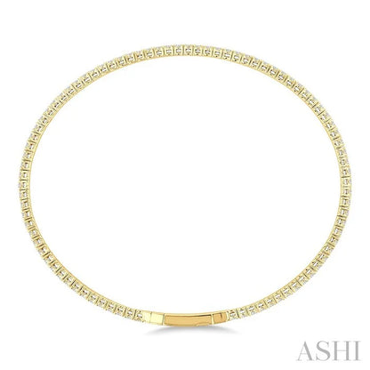 Diamond Fullway Straight Flex Bangle