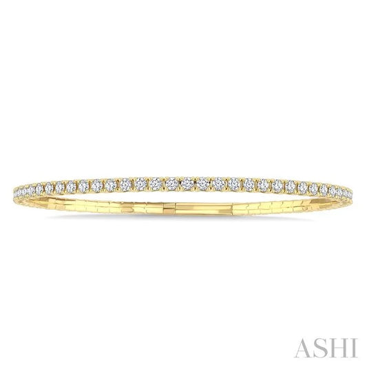 Diamond Fullway Straight Flex Bangle