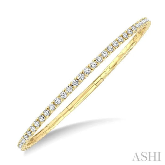 Diamond Fullway Straight Flex Bangle