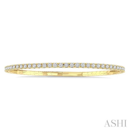 Diamond Fullway Straight Flex Bangle