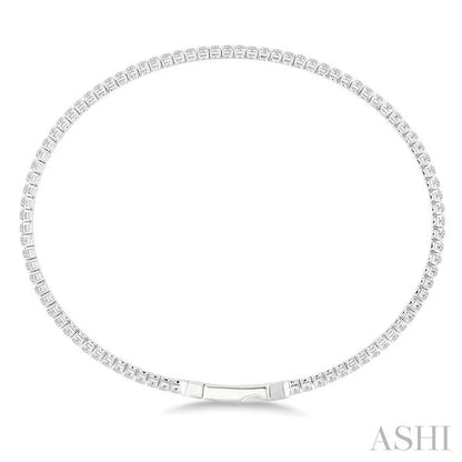 Diamond Fullway Straight Flex Bangle
