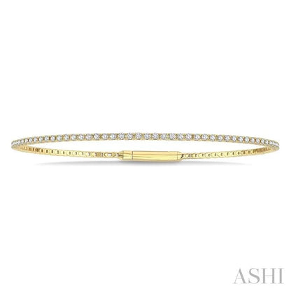 Diamond Fullway Straight Flex Bangle