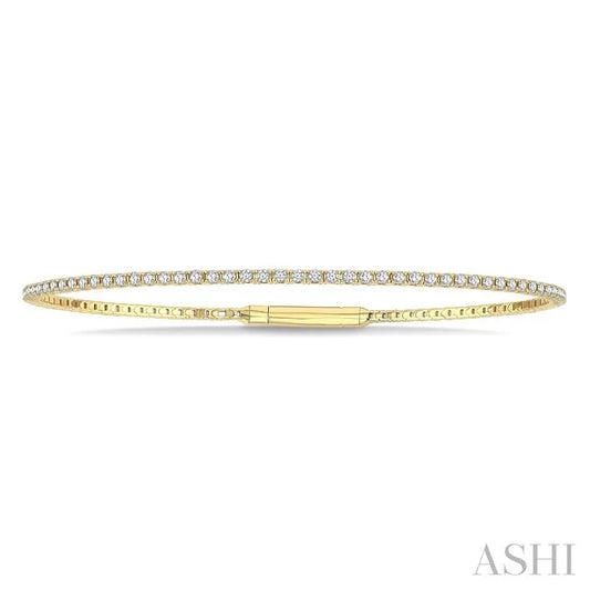 Diamond Fullway Straight Flex Bangle