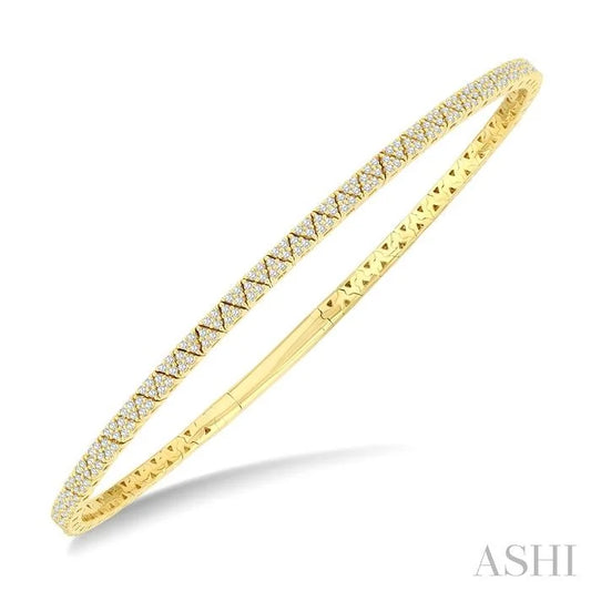 Diamond Pave Flex Bangle
