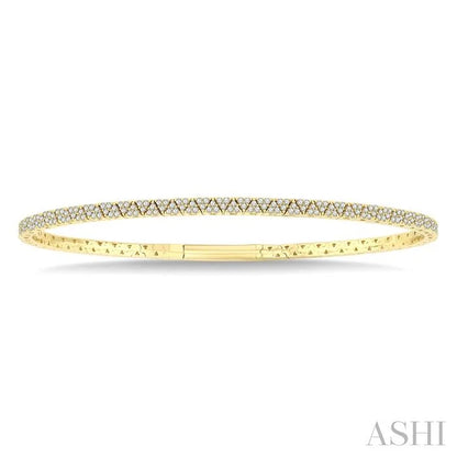 Diamond Pave Flex Bangle