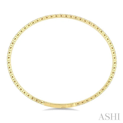 Diamond Pave Flex Bangle