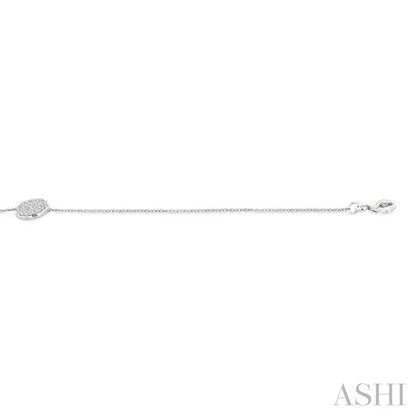 Circle Petite Diamond Fashion Chain Bracelet