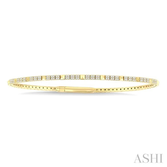 Diamond Pave Flex Bangle