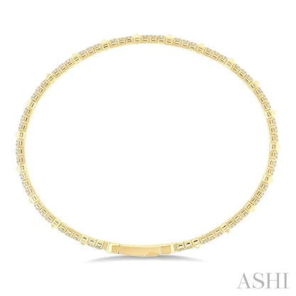 Diamond Pave Flex Bangle