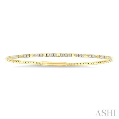 Diamond Pave Flex Bangle