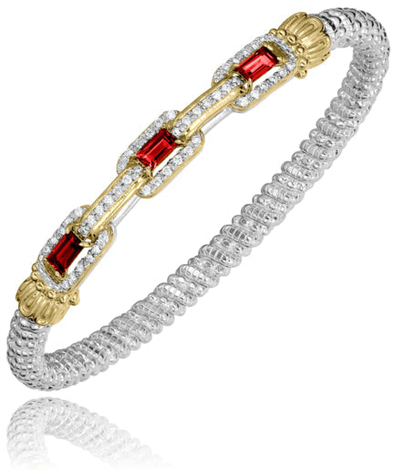 Vahan 14k Gold & Sterling Silver Black Onyx Bracelet