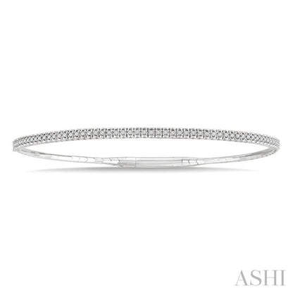 Halfway Diamond Flex Bangle