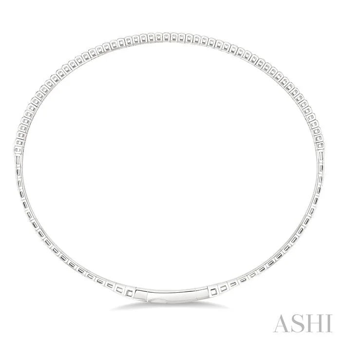 Halfway Diamond Flex Bangle
