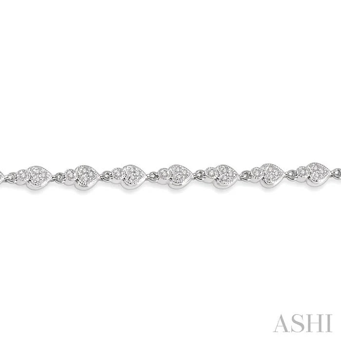 Heart Shape Diamond Bracelet
