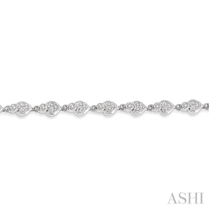 Heart Shape Diamond Bracelet