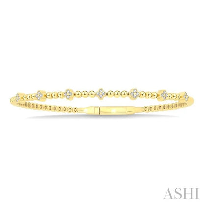 Bead Bijoux Clover Diamond Fashion Flex Bangle