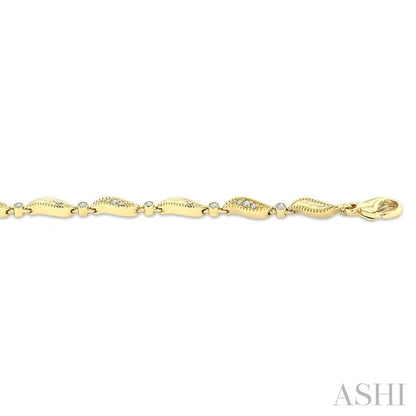 Wave Diamond Fashion Bracelet