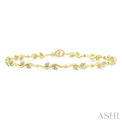 Leaf Diamond Fashion Bracelet