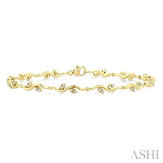 Leaf Diamond Fashion Bracelet