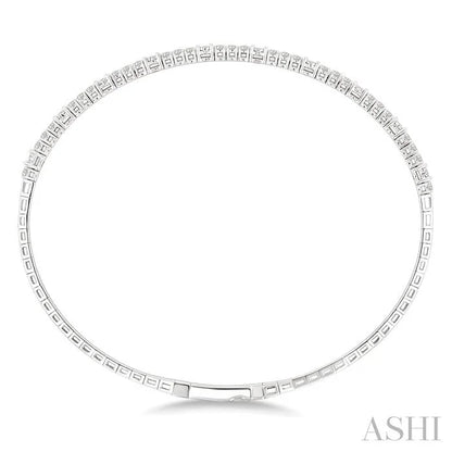 Illusion Diamond Flex Bangle