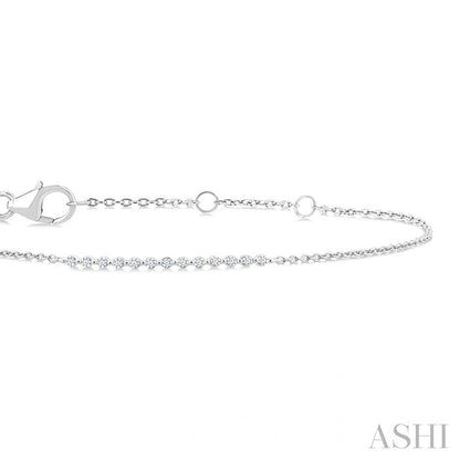 Bar Diamond Fashion Chain Bracelet