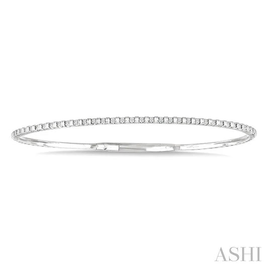 Halfway Diamond Flex Bangle