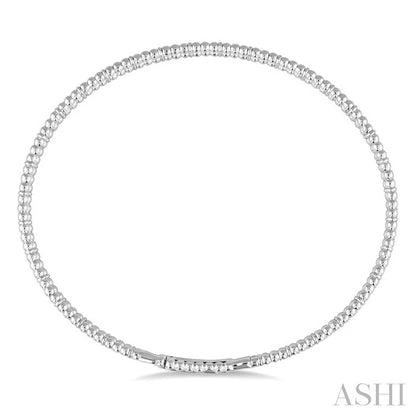 Flora Halfway Diamond Flex Bangle