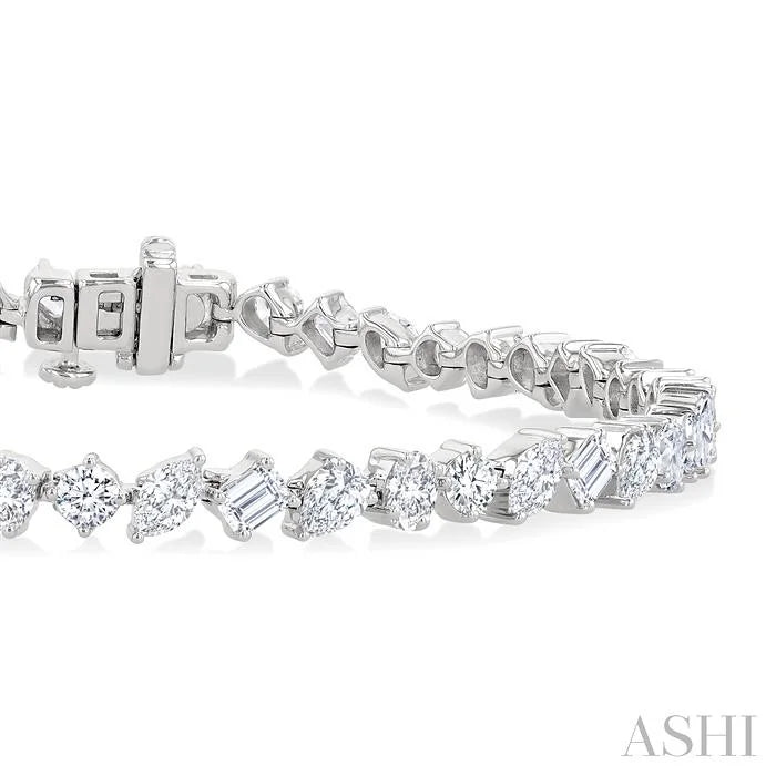 Mixed Shape Diamond Bracelet