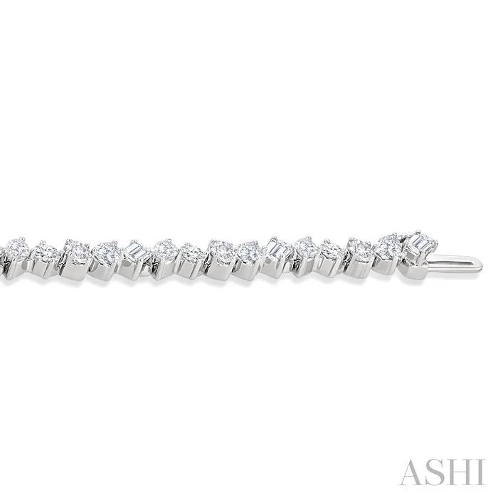 Mixed Shape Diamond Bracelet
