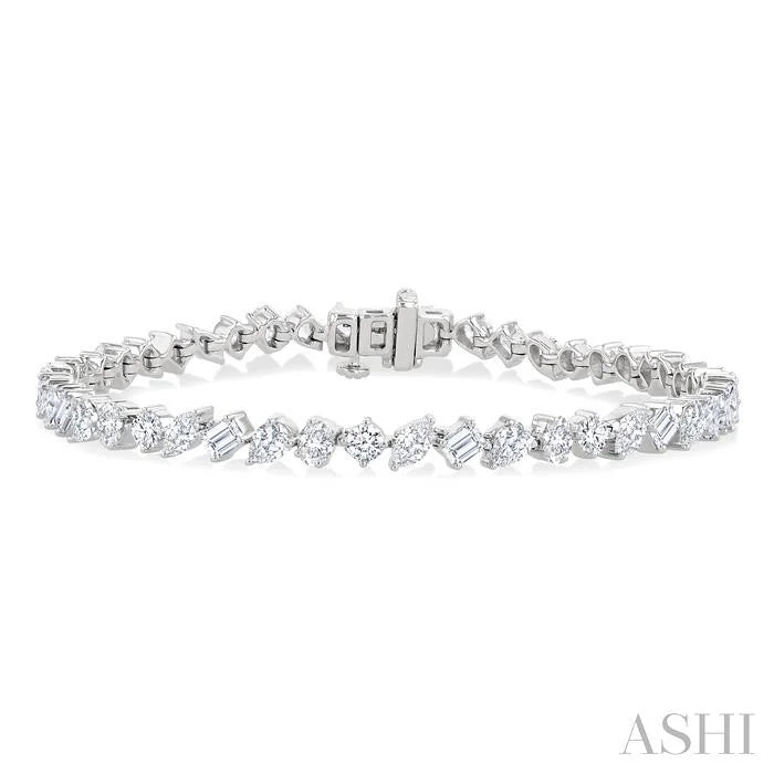 Mixed Shape Diamond Bracelet