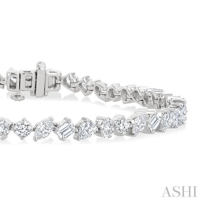 Mixed Shape Diamond Bracelet