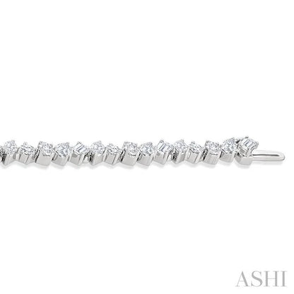 Mixed Shape Diamond Bracelet