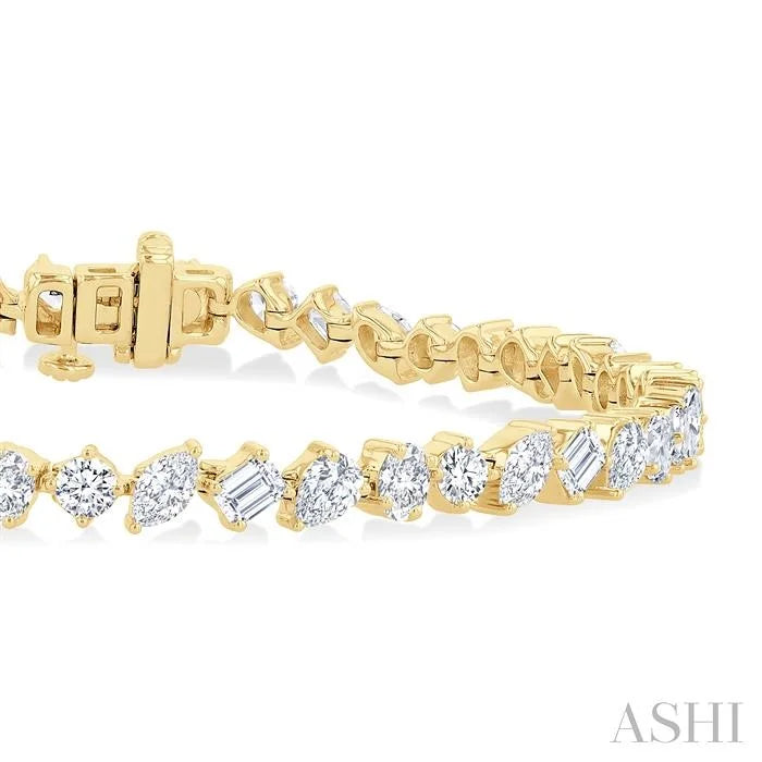 Mixed Shape Diamond Bracelet