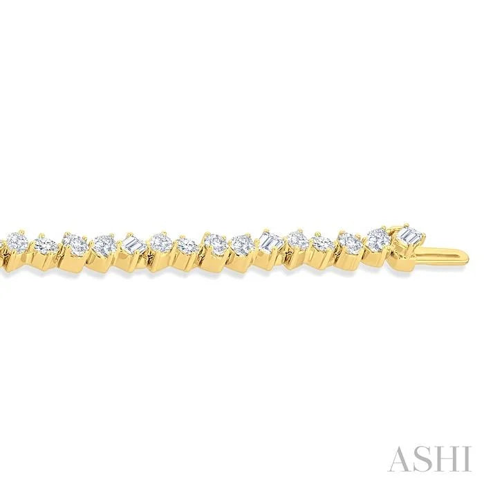 Mixed Shape Diamond Bracelet