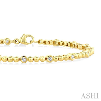 Bead Bijoux Bezel Diamond Fashion Bracelet