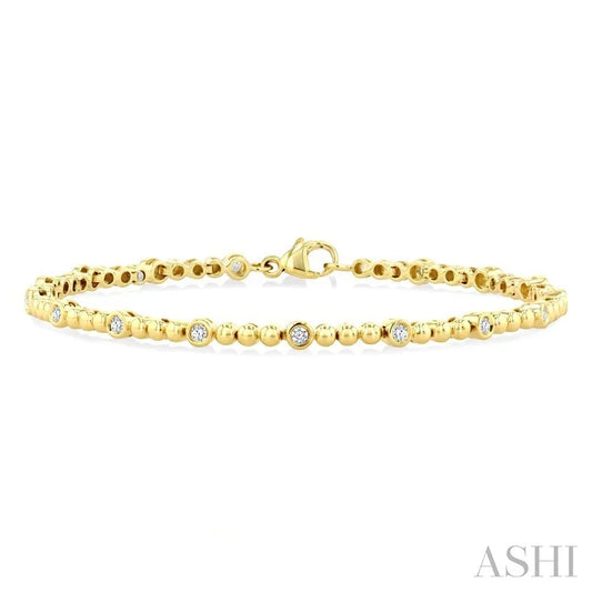 Bead Bijoux Bezel Diamond Fashion Bracelet