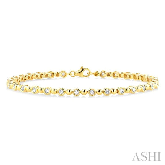 Bead Bijoux Bezel Diamond Fashion Bracelet