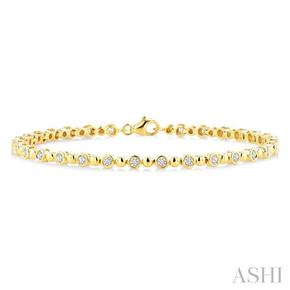 Bead Bijoux Bezel Diamond Fashion Bracelet
