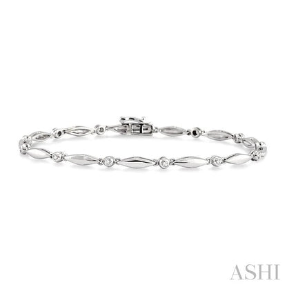 Boat Diamond Bracelet
