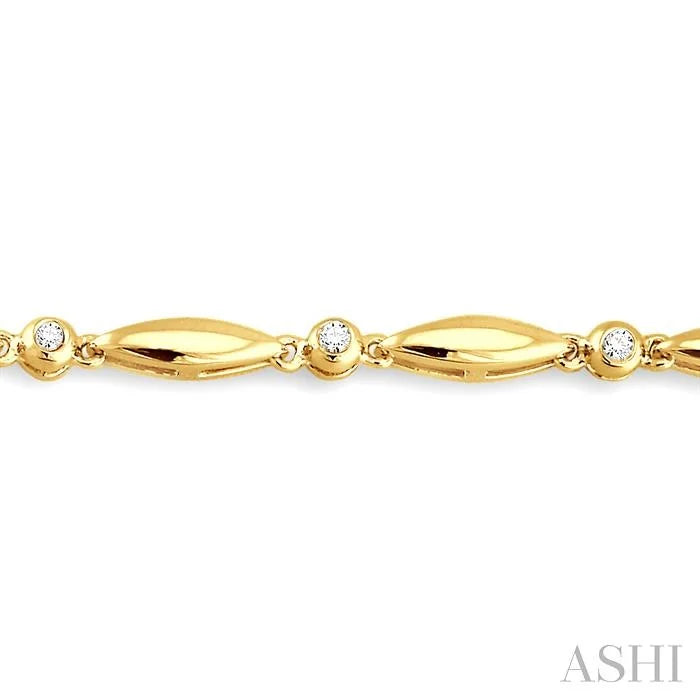 Boat Diamond Bracelet
