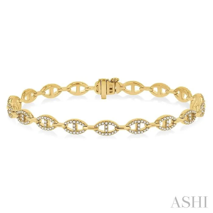 Mariner Link Diamond Fashion Bracelet